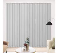 HDEYRSX Blackout Vertical Blinds for Windows,Adjustable Vertical Panel Thermal Insulated Curtains for Living Room,Bedroom,Office,Sliding Doors,with Fitting,Custom (80cm x 90cm)