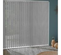 HDEYRSX Blackout Vertical Blinds Thermal Slats 98mm Wide,Light Filtering Venetian Blinds for Windows Home Office,with Hangers, Weight & Chain included,Customizable (70cm x 105cm)