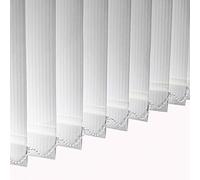 HDEYRSX Made to Measure Custom Vertical Blinds For Windows Complete Set,Adjustable Sliding Panel Track Blind,Blackout Privacy Curtains Light Filtering Vertical Blinds (110cm x 115cm)