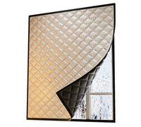 HDEYRSX Thermal Window Curtain for Winter,Thermal Insulated Window Cover to Keep Warm,Waterproof Windproof No Drill Needed,Reusable,with Self-Adhesive Tape,Custom (148cm x 240cm)