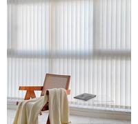 HDEYRSX Vertical Blinds For Windows Complete Set,Blackout Blinds for Interior,Thermal Privacy Protection,Light Filtering Shades,Window Treatment Shutters,Custom (100cm x 135cm)