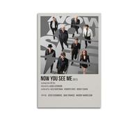 HDFECMK Now You See Me 2013（2） Posters Vintage Wall Art Canvas Aesthetic Poster Music And Movies Decorative Painting for Living Room Bed Room 12x18inch(30x45cm) Unframe-style