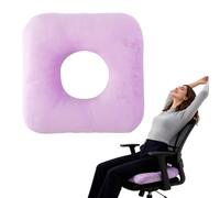 HDFGB Donut Pillow for Tailbone Pain, Inflatable Hemorrhoid Pillows Adjustable Inflatable Seat Cushion for Bed Sores Postpartum Pregnancy Car Seat Airplane