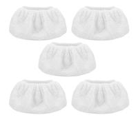 HDFHDF 5 PCS Steam Cleaner Pads High Temperature Cleaning Machine Glass Towel Compatible with Cloth Cover Hanging Hot Press Fumigation Accessories Manual Nozzle Kitchen and Home Use
