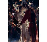 Hdfvlfdsa Crafts Stamped Cross Stitch Kits Preprinted Pattern Counted Embroidery Anime Man（16×20Inch Starter Kits for Beginner Kids and Adults Stamped 11Ct Adult Craft Kits