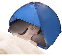 HDGRNCC Beach Tent Sun Shelter with Mobile Phone Stand Bag, Portable UV Protection Beach Head Sunshade Tent, Face Shade Canopy for Beach Sunbathing Camping Picnic