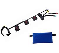 HDGRNCC Leg Traction Device, Adult and Child Traction Splint, 4 Leg Straps Effectively Reduce Pain, Portable Detachable Aluminum Alloy Carbon Fiber Traction Frame