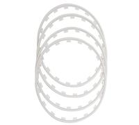 HDGYUA 16-20" Car Rims Edge Trim Protector Wheel Protection Ring Alloy Wheel Edge Ring Rim Protectors Tyres Tire Guard Set of 4 Anti-Scratch Car Refit Trims Kit(Size:20 inch Color:Red)(White,20 inch)