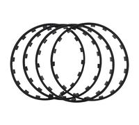 HDGYUA 16-20" Car Rims Edge Trim Protector Wheel Protection Ring Alloy Wheel Edge Ring Rim Protectors Tyres Tire Guard Set of 4 Anti-Scratch Car Refit Trims Kit(Size:20 inch Color:Red)(Black,17 inch)