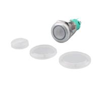 HDGYUA 5Pcs 12mm 16mm 19mm 22mm 25mm Metal Push Switch Protection Silicone Cap(22mm)(25mm)
