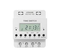 HDGYUA 60A 80A 100A Timer Switch 220v Weekly 7 Days Programmable Digital Time Switch Relay Timer Control by Din Rail Mount(100A)(60A)