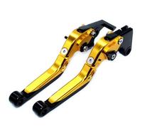 HDHCSCAGH Brake Clutch Levers for Fz8 for Fz1 for Fazer for Fz6 for Fazer Motorcycle Adjustable Folding Extendable Brake Clutch Grips Clutch Brake(Gold)