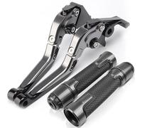 HDHCSCAGH Brake Clutch Levers for Suzuki for GSR for GSXS 750 2011-2019For GSR 750 Folding Motorcycle Brake Clutch Lever + Handle Grip Grips Clutch Brake(4)