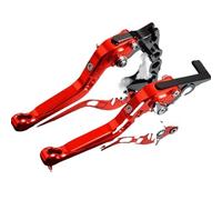 HDHCSCAGH Brake Clutch Levers for Suzuki for VX800 for VS51B 1990-1996 Motorbike Foldable Extendable Motorcycle Brake Clutch Levers Grips Clutch Brake(Red)