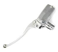 HDHCSCAGH Brake Clutch Levers for Valkyrie for GL 1500 for VT for Shadow 1100 for VTX 1300 1800 for VTX 1800 25 Mm Brake Master Cylinder Clutch Lever Grips Clutch Brake(Left Silver 14)
