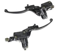 HDHCSCAGH Brake Clutch Levers Universal 50cc-250cc Left Right Cylinder Hydraulic Brake Lever Motorcycle Clutch Lever Pump Grips Clutch Brake(Left and Right)