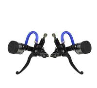 HDHCSCAGH Brake Clutch Levers Universal Motorcycle Front Brake Pump 22mm Assembly Right Left Adjustable Brake Lever Big Cup Grips Clutch Brake(One Pair)