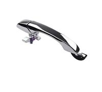 HDHCSCAGH Car Exterior Door Handle Shell for Jeep for Patriot 2007 2008 2009 2010 Front Door Rear Door Outer Handle Chrome 1PCS Car Door Handle Protector(Rear Left)