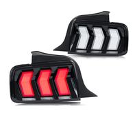 HDHCSCAGH Car Rear Light Assemblies For Mustang For S-197 2005-2009 LED Tail Lights Dynamic Animation Sequential Turn Signal Rear Lamps