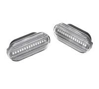 HDHCSCAGH Car Turn Signal Lights 1Pair For C-Max For Fiesta For Focus For Mk2 For Fusion For Galaxy Dynamic LED Side Marker Turn Signal Light(Dynamic Crystal)