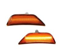 HDHCSCAGH Car Turn Signal Lights For Kia For K5 For EX For GT For GT-Line For LX For LXS LED Car Bumper Side Marker Indicator Lights Turn Signal Light(Yellow Lens Amber)