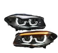HDHCSCAGH Front Light Assembly For F10 For F18 2011-2017 For 5 Series LED Car Upgrade Styling Accessories 2 Pcs Full Led Front Lights Fog Lights Car Front Lights(2011-2013 No AFS)