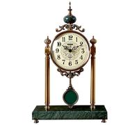 HDHRBH Mantel Clock for Living Room Decor Above Fireplace,Mantle Clocks for Fireplace,Vintage Mantel Clock with Pendulum,Anniversary Clock,Antique Clocks,Farmhouse Clocks,Modern Desk Clock