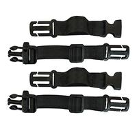 HDHYK 2 Pack Backpack Chest Strap Nylon 0.75 inch Webbing Durable Adjustable Chest Belt-Backpack Sternum Strap Suitable for Most Backpacks ( Black), Black
