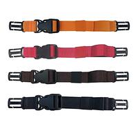 HDHYK 3 Pack Backpack Chest Strap Heavy Duty Adjustable Backpack Sternum Strap Chest Belt Suitable for Webbing on The Backpack up to1in.(Black/Brown/Orange)