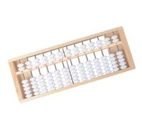 HDICUHNANU Abacus Math Arithmetic Tool 13 Digit Abacus Chinese Japanese Calculator Counting Tool Education 7 Beads Ideal Learning