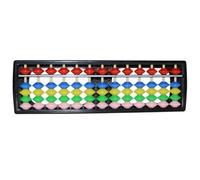 HDICUHNANU Abacus Math Arithmetic Tool Plastic Abacus13 Column Math Professional Abacus Chinese Japanese Calculator Counting Kindergarten Ideal Learning