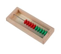 HDICUHNANU Abacus Math Arithmetic Tool Wooden Abacus Colored For Counting Math Bead Counters Learn And Numbers School Supplies Ideal Learning(10 beads)