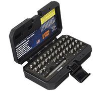HDIDS609 Hammerless Metal Stamping Kit, 1/4" 39-Piece Alphanumeric Steel Stamps, 5000 LBS Force, A-Z, 0-9, Heavy-Duty Case, USA-Made, Number and Letter Punch