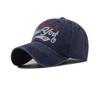 HDiGit NY Embroidery Classic Vintage Washed Baseball Cap for Men Women Sports caps Cotton Baseball hat Men Unisex (Cotton, Navy)