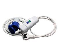 HDIUK 13 Amp UK Plug to 16 Amp CEE Extension Fly lead RCD Protected White (5 Metres)