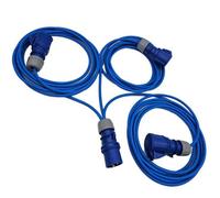 Hdiuk - 16 Amp 3-Way 230V Power Distribution Splitter 3 X 10 Metres