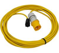 Hdiuk - 16A Cee 110V Yellow Connector To Usa American Nema Socket Lead Uk Made (5 Metre)