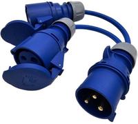 Hdiuk - 32 Amp Two-Way 230V Power Distribution Fly Lead Splitter