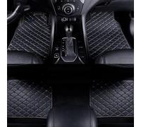 HDJYCZM 4 pcs Leather Car Floor Mats for Alfa Romeo Giulia 2017-2025, Front Rear Row Anti Slip Liners Accessory,Black blue