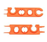 HDKAJL Set of 2 MC4 Keys, Solar Connector Disconnect Tool, Key for Solar Panel Cables, Key for Connectors and Photovoltaic Cable Sets (Orange)