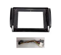 HDKENF Car Radio Fascia Panel 2 Din 10.1 Inch Car Radio Fascia Stereo Panel Dashboard Installation Trim Kit Frame Bezel/Fit for Nissan Sentra Sylphy 2012-2019 Car Radio Cover(Frame Cable Set)