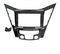 HDKENF Car Radio Fascia Panel 9 INCH Car Audio Frame GPS Navigation Fascia Panel Car DVD Plastic Frame Fascia is Suitable/Fit for Hyundai Sonata 2011-2014 Car Radio Cover