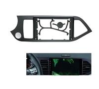 HDKENF Car Radio Fascia Panel 9 inch Car DVD Frame Audio Dash Trim Kits Facia Panel Radio Player Screen 2 Din/Fit for Kia Picanto 2011-2017 Left/Right Kit Car Radio Cover(Only Frame-Left)
