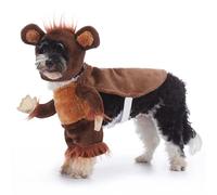 HDKUW Small Dog Halloween Costume,Pet Cosplay Costumes Party Dressing up,Halloween Christmas Pet Clothes Outfit for Small Medium Dogs Monkey S