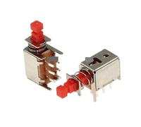 HDKYSWBUEJ 10Pcs Direct key switch The keys of switch PS-22F03 self - locking power switch 6Pin Push button switch A03 HDKYSWBUEJ