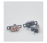 HDKYSWBUEJ 20pcs 5V 0.3A Size Black SPDT Slide Switch for Small DIY Power SS-12F15