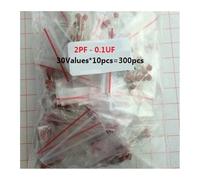 HDKYSWBUEJ 2pf To 0.1uf Ceramic Capacitor Kit 300PCS=30 Values*10pcs 50V 10/15/20/470/103/104/472/473/p/pf Assorted Kit Set Assortment Pack