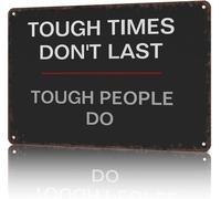HDKYSWBUEJ Rustic Tin Sign Difficult Moments Pass Resilient Souls Remain Encouraging Print Wall Decoration for College Dorm Kitchen Bar 8 X 12 in