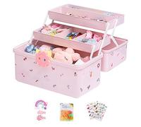 HDLIV Children's Hair Accessories Box Baby Head Rope Hairpin Rubber Head Jewelry Cute Jewelry Box-M