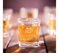 HDLOVE 2-Pack Custom Name Whiskey Rocks Glass, Personalized Engraved Whiskey Glasses, Engraved Monogram Glassware for Dad, Grandpa, Daddy, Uncle, Husband, Birthday, Christmas